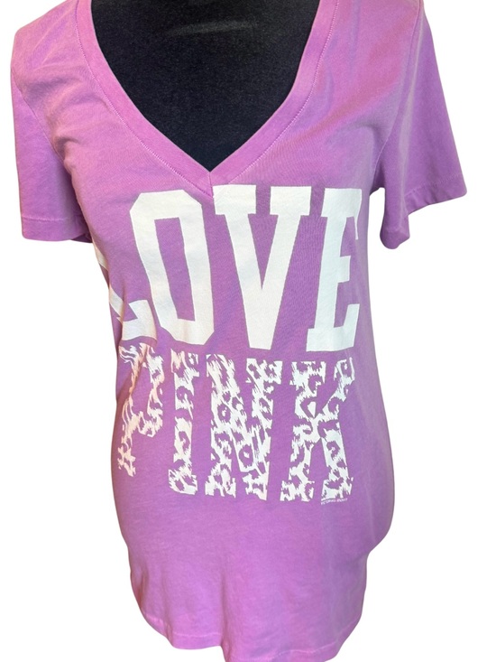 Victoria's Secret Tops - Y2K Snooki Style Vintage Love Pink Victorias Secret Long Tee Size Small